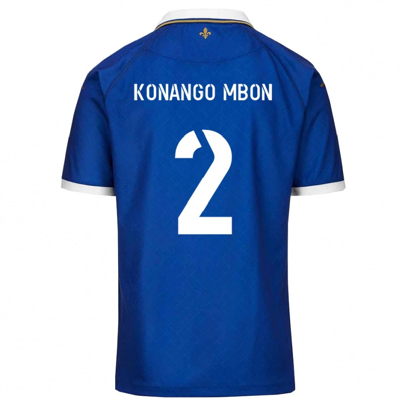 Danxen Homem Camisola Jordan Konango Mbon #2 Azul Dourado Principal 2025/26 Camisa Brasil