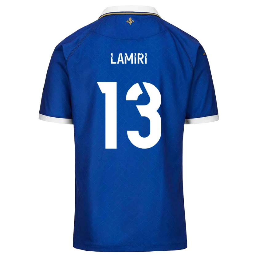Danxen Homem Camisola Nadil Lamiri #13 Azul Dourado Principal 2025/26 Camisa Brasil
