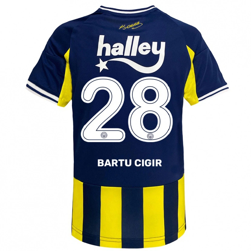 Danxen Homem Camisola Can Bartu Çığır #28 Amarelo Marinho Branco Principal 2025/26 Camisa Brasil