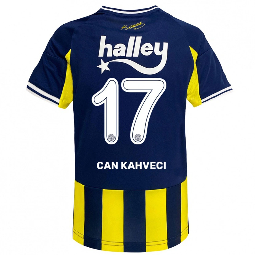 Danxen Homem Camisola İrfan Can Kahveci #17 Amarelo Marinho Branco Principal 2025/26 Camisa Brasil