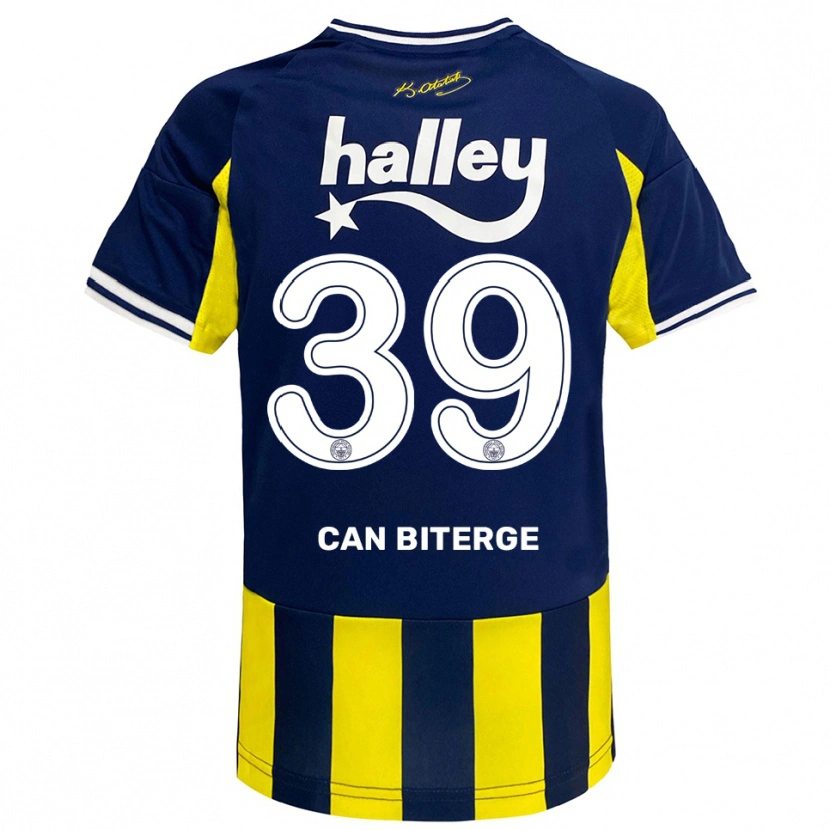 Danxen Homem Camisola Engin Can Biterge #39 Amarelo Marinho Branco Principal 2025/26 Camisa Brasil