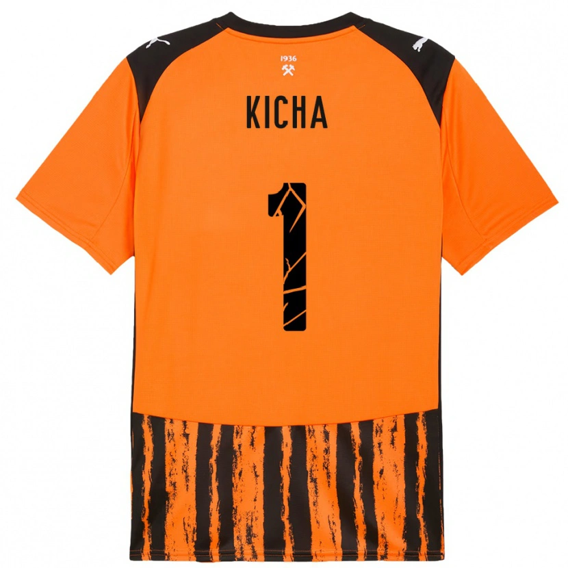 Danxen Homem Camisola Tymofiy Kicha #1 Laranja Preto Principal 2025/26 Camisa Brasil