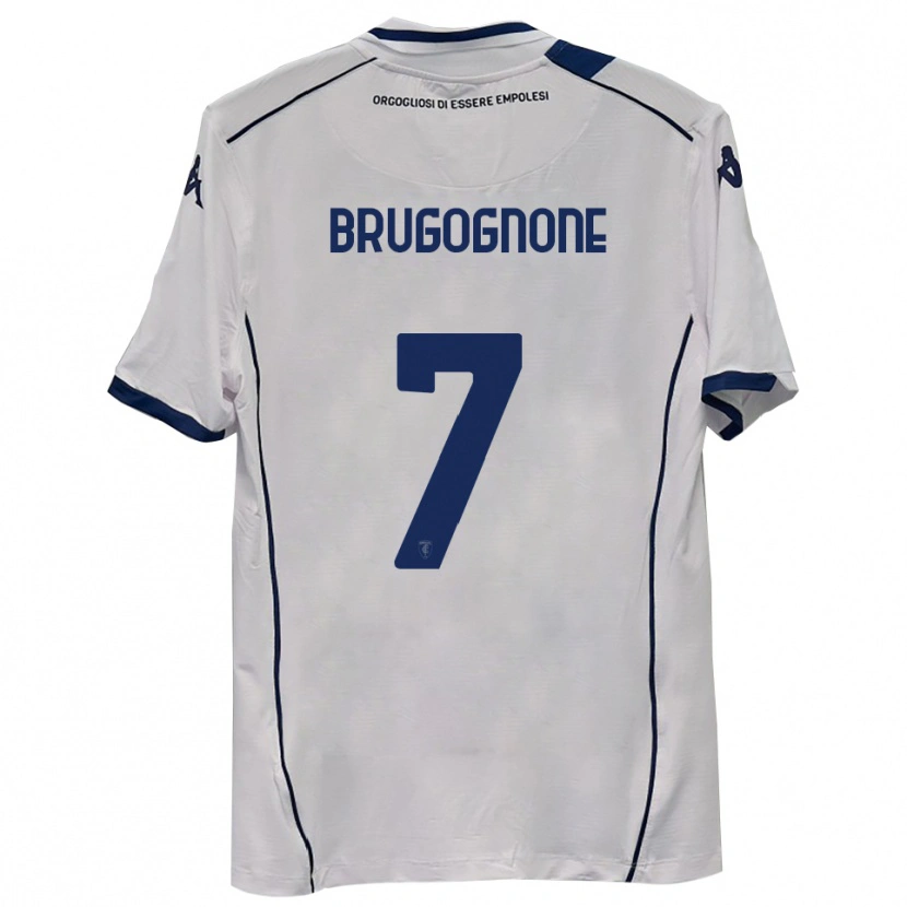Danxen Homem Camisola Giuseppe Brugognone #7 Azul Marinho Escuro Alternativa 2025/26 Camisa Brasil