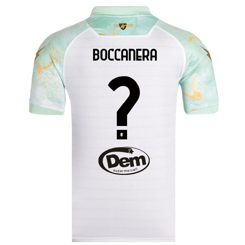Danxen Homem Camisola Alessio Boccanera #0 Branco Preto Alternativa 2025/26 Camisa Brasil