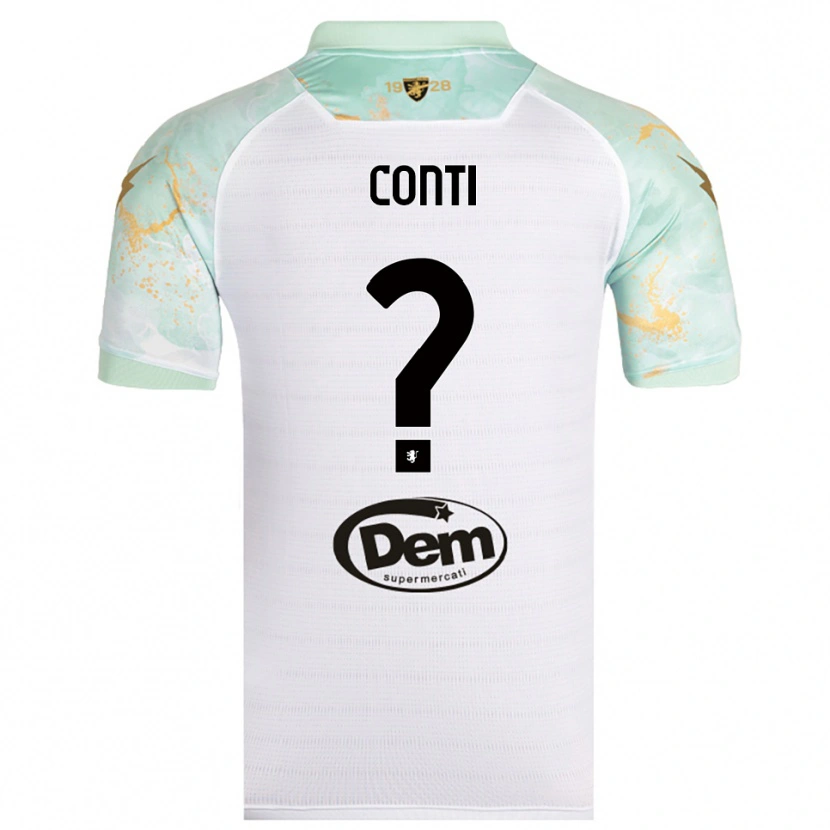 Danxen Homem Camisola Michelangelo Conti #0 Branco Preto Alternativa 2025/26 Camisa Brasil