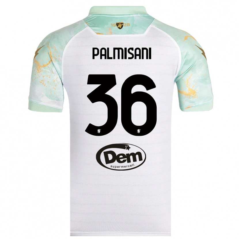 Danxen Homem Camisola Lorenzo Palmisani #36 Branco Preto Alternativa 2025/26 Camisa Brasil