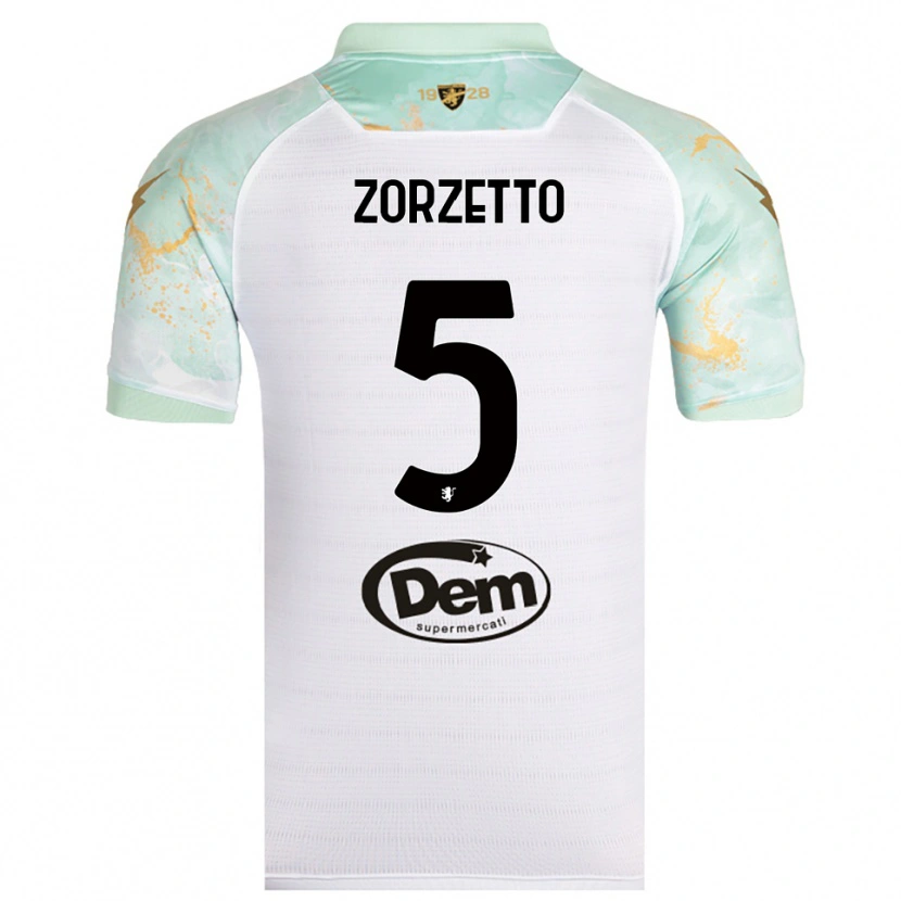 Danxen Homem Camisola Bruno Zorzetto #5 Branco Preto Alternativa 2025/26 Camisa Brasil