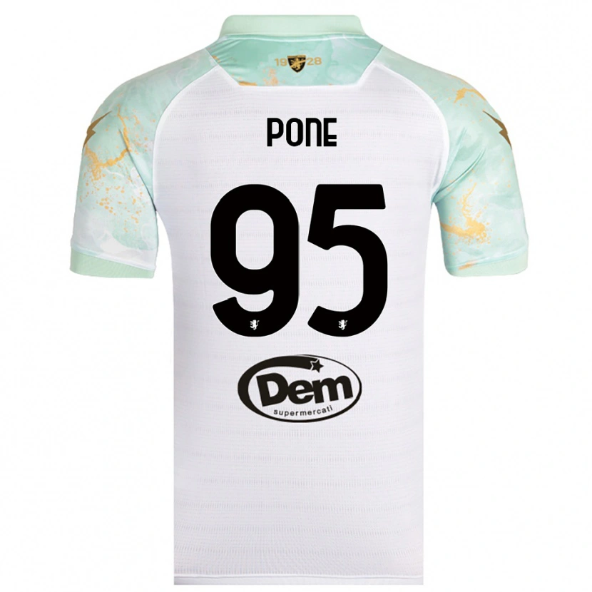 Danxen Homem Camisola Cristian Pone #95 Branco Preto Alternativa 2025/26 Camisa Brasil