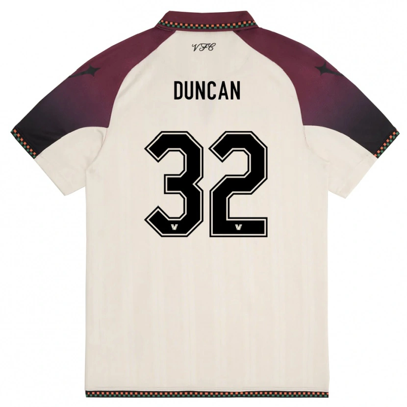 Danxen Homem Camisola Alfred Duncan #32 Creme Borgonha Alternativa 2025/26 Camisa Brasil
