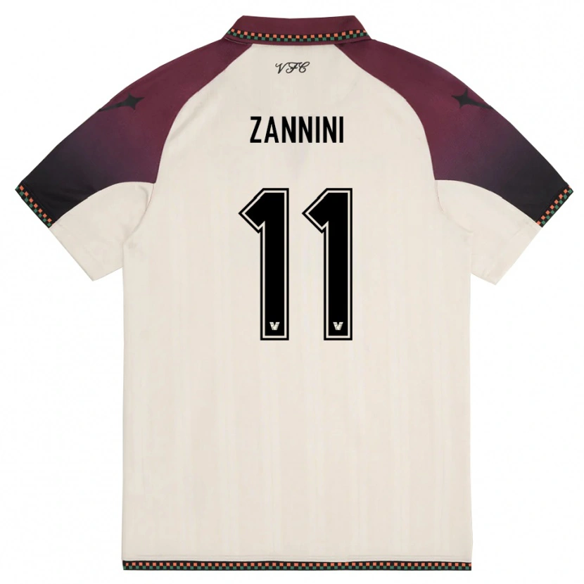 Danxen Homem Camisola Sofia Zannini #11 Creme Borgonha Alternativa 2025/26 Camisa Brasil