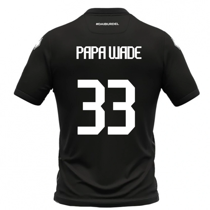 Danxen Homem Camisola Ibrahima Papa Wade #33 Preto Branco Alternativa 2025/26 Camisa Brasil