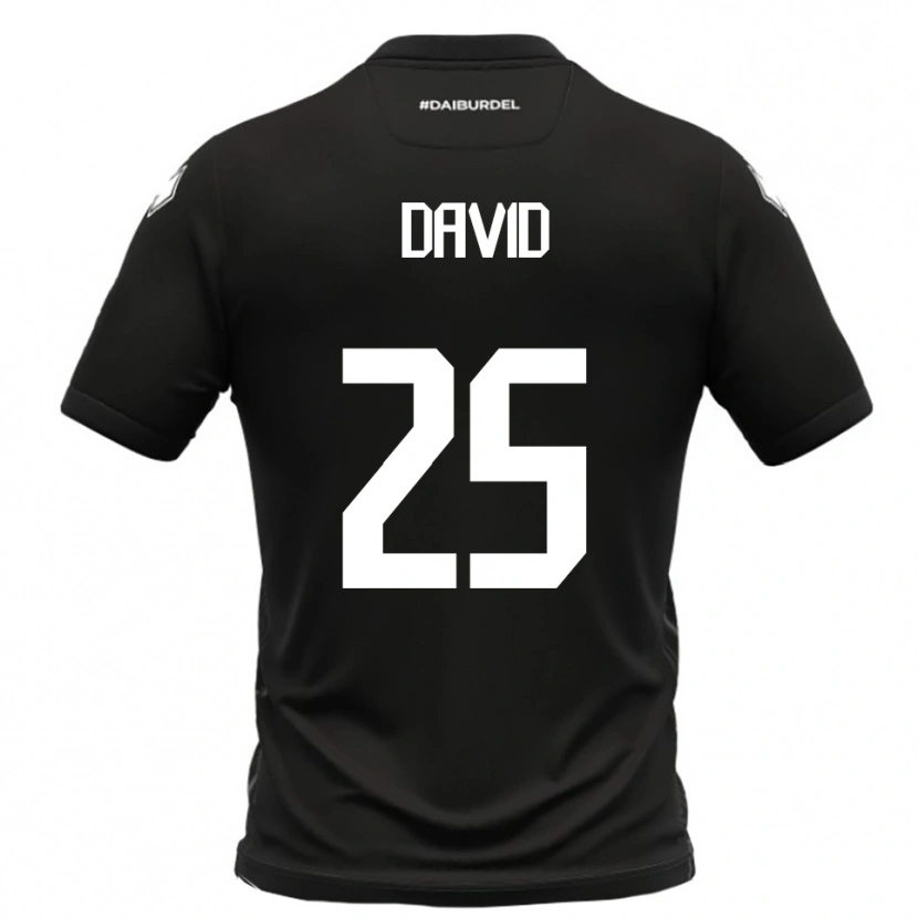 Danxen Homem Camisola Antonio David #25 Preto Branco Alternativa 2025/26 Camisa Brasil