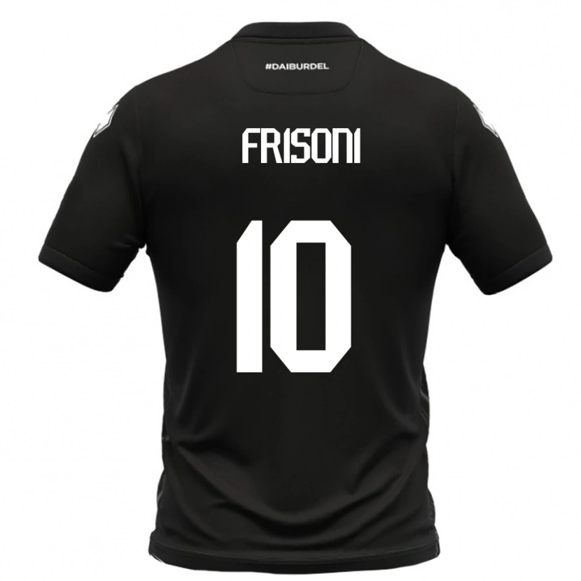 Danxen Homem Camisola Riccardo Frisoni #10 Preto Branco Alternativa 2025/26 Camisa Brasil