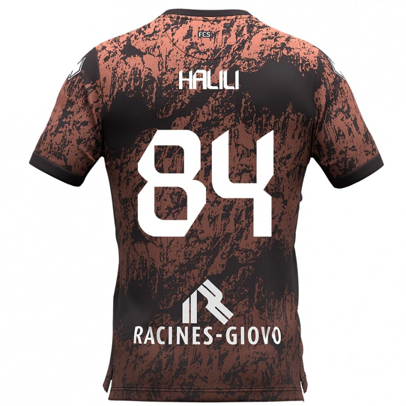 Danxen Homem Camisola Renato Halili #84 Marrom Preto Alternativa 2025/26 Camisa Brasil