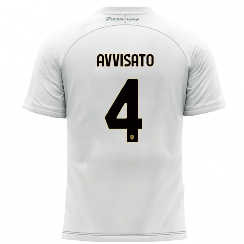Danxen Homem Camisola Tommaso Avvisato #4 Branco Amarelo Alternativa 2025/26 Camisa Brasil