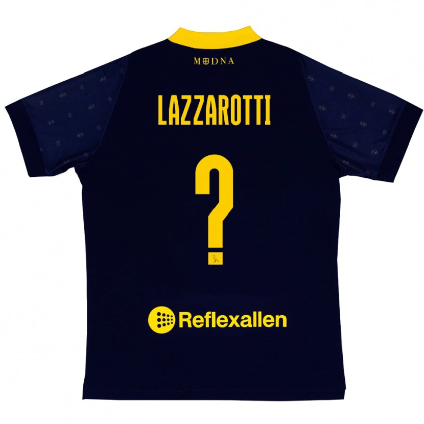 Danxen Homem Camisola Pietro Lazzarotti #0 Marinho Amarelo Alternativa 2025/26 Camisa Brasil