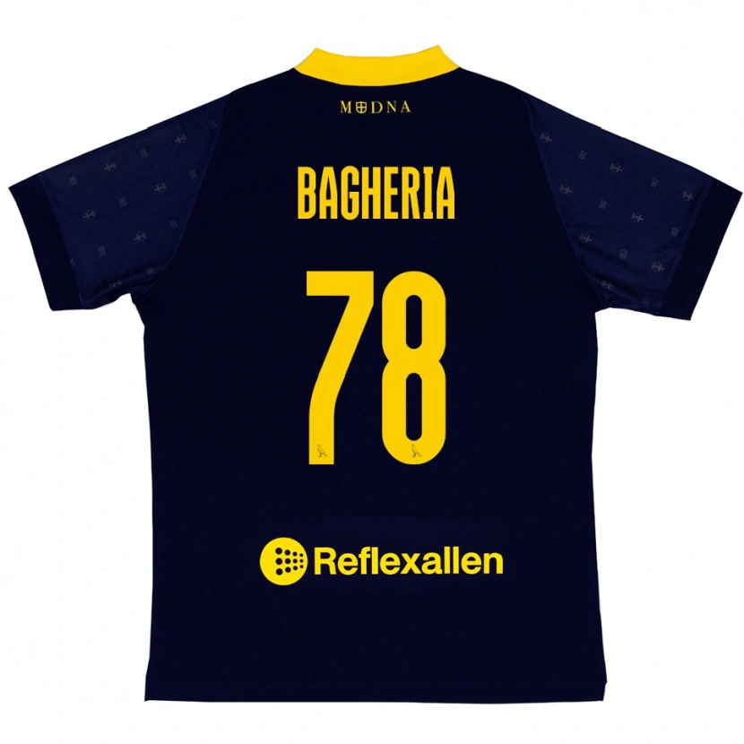 Danxen Homem Camisola Fabrizio Bagheria #78 Marinho Amarelo Alternativa 2025/26 Camisa Brasil