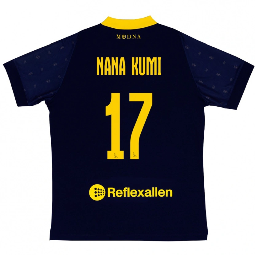 Danxen Homem Camisola Ronald Nana Kumi #17 Marinho Amarelo Alternativa 2025/26 Camisa Brasil