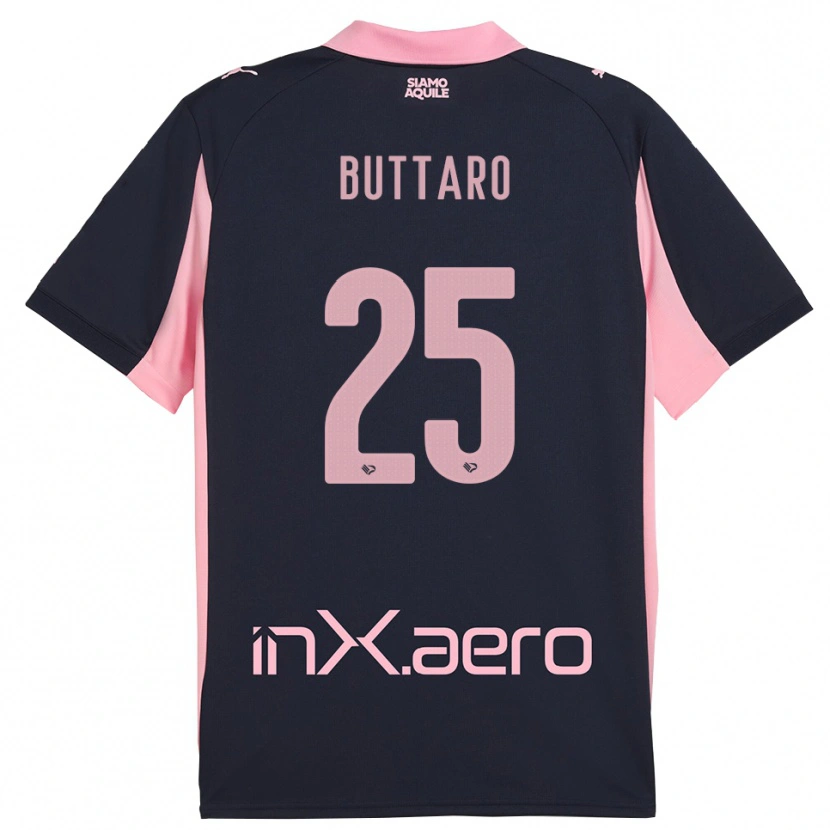 Danxen Homem Camisola Alessio Buttaro #25 Marinho Rosa Alternativa 2025/26 Camisa Brasil