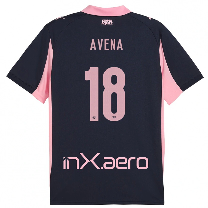 Danxen Homem Camisola Pietro Avena #18 Marinho Rosa Alternativa 2025/26 Camisa Brasil