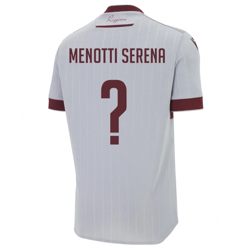 Danxen Homem Camisola Toma Menotti Serena #0 Borgonha Branco Alternativa 2025/26 Camisa Brasil