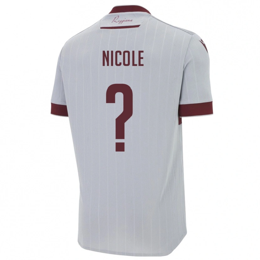 Danxen Homem Camisola Pizzera Nicole #0 Borgonha Branco Alternativa 2025/26 Camisa Brasil