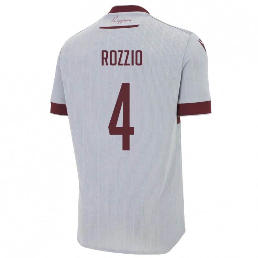 Danxen Homem Camisola Paolo Rozzio #4 Borgonha Branco Alternativa 2025/26 Camisa Brasil