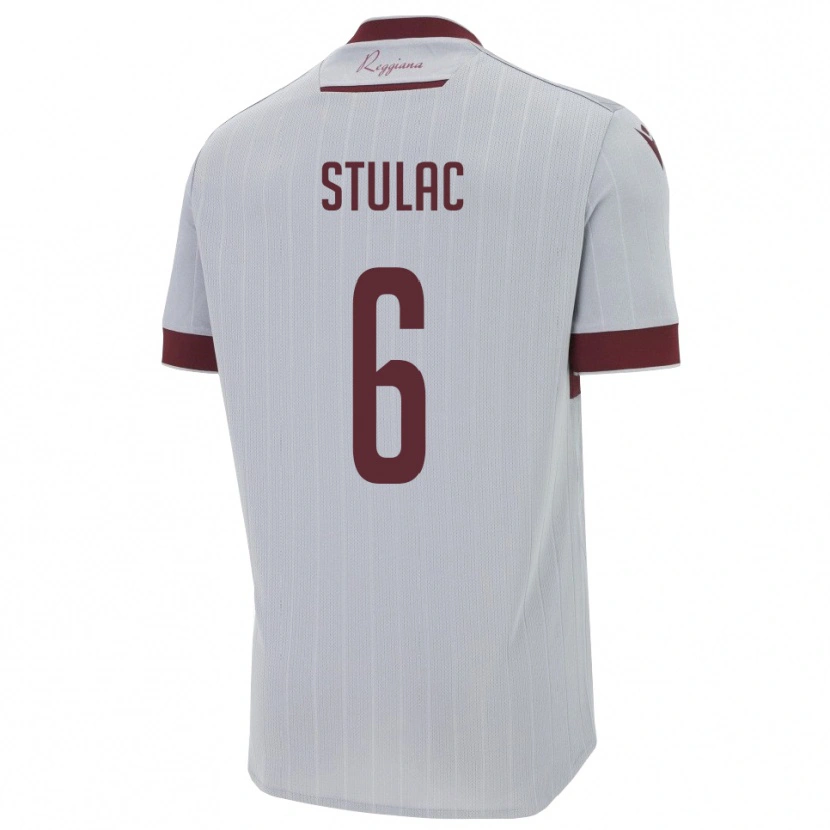 Danxen Homem Camisola Leo Stulac #6 Borgonha Branco Alternativa 2025/26 Camisa Brasil