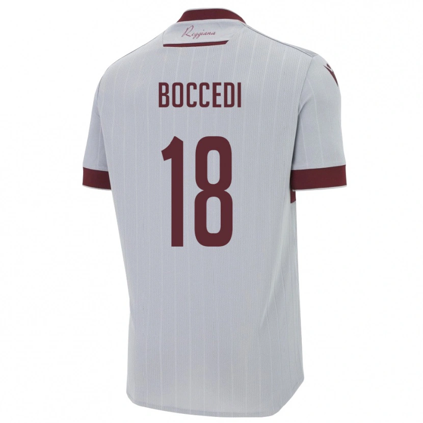Danxen Homem Camisola Alessandro Boccedi #18 Borgonha Branco Alternativa 2025/26 Camisa Brasil