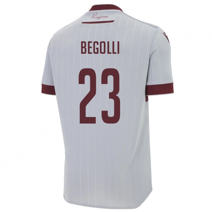 Danxen Homem Camisola Leo Begolli #23 Borgonha Branco Alternativa 2025/26 Camisa Brasil