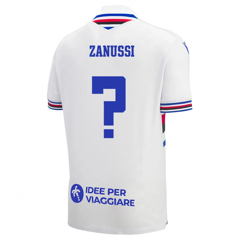 Danxen Homem Camisola Hashley Zanussi #0 Branco Azul Vermelho Alternativa 2025/26 Camisa Brasil