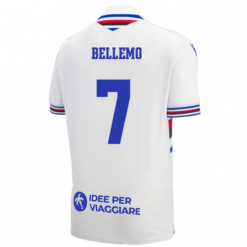 Danxen Homem Camisola Alessandro Bellemo #7 Branco Azul Vermelho Alternativa 2025/26 Camisa Brasil
