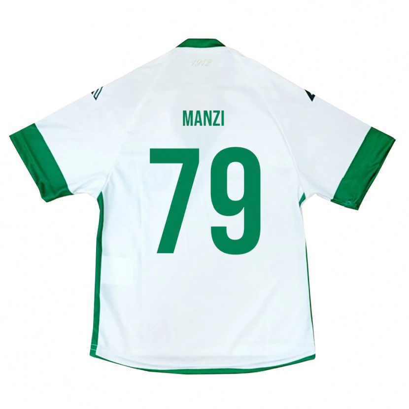 Danxen Homem Camisola Claudio Manzi #79 Branco Verde Azul Alternativa 2025/26 Camisa Brasil
