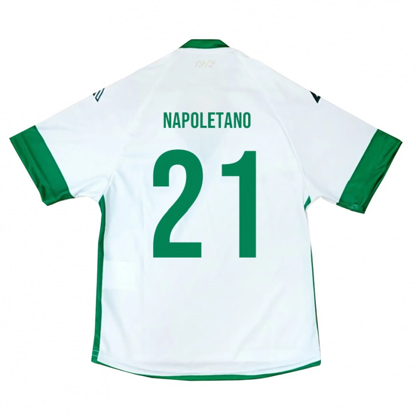 Danxen Homem Camisola Jordan Napoletano #21 Branco Verde Azul Alternativa 2025/26 Camisa Brasil