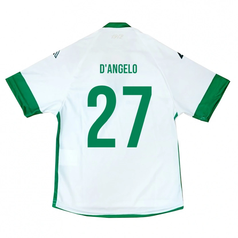 Danxen Homem Camisola Sonny D'angelo #27 Branco Verde Azul Alternativa 2025/26 Camisa Brasil