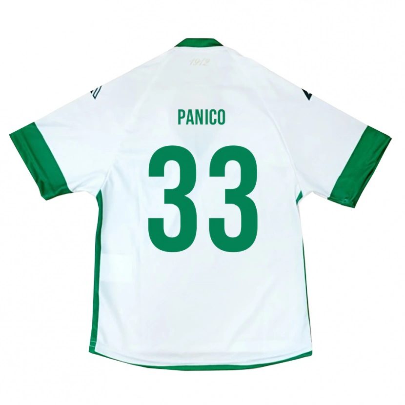 Danxen Homem Camisola Giuseppe Panico #33 Branco Verde Azul Alternativa 2025/26 Camisa Brasil