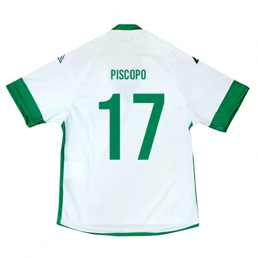 Danxen Homem Camisola Francesco Piscopo #17 Branco Verde Azul Alternativa 2025/26 Camisa Brasil
