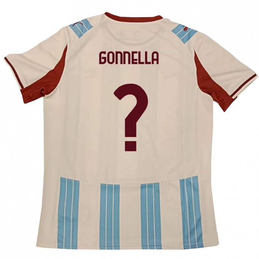 Danxen Homem Camisola Andrea Gonnella #0 Azul Celeste Branco Alternativa 2025/26 Camisa Brasil