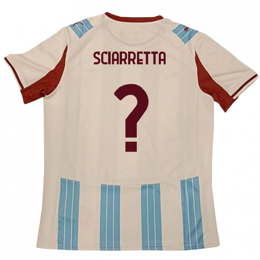 Danxen Homem Camisola Sebastiano Sciarretta #0 Azul Celeste Branco Alternativa 2025/26 Camisa Brasil
