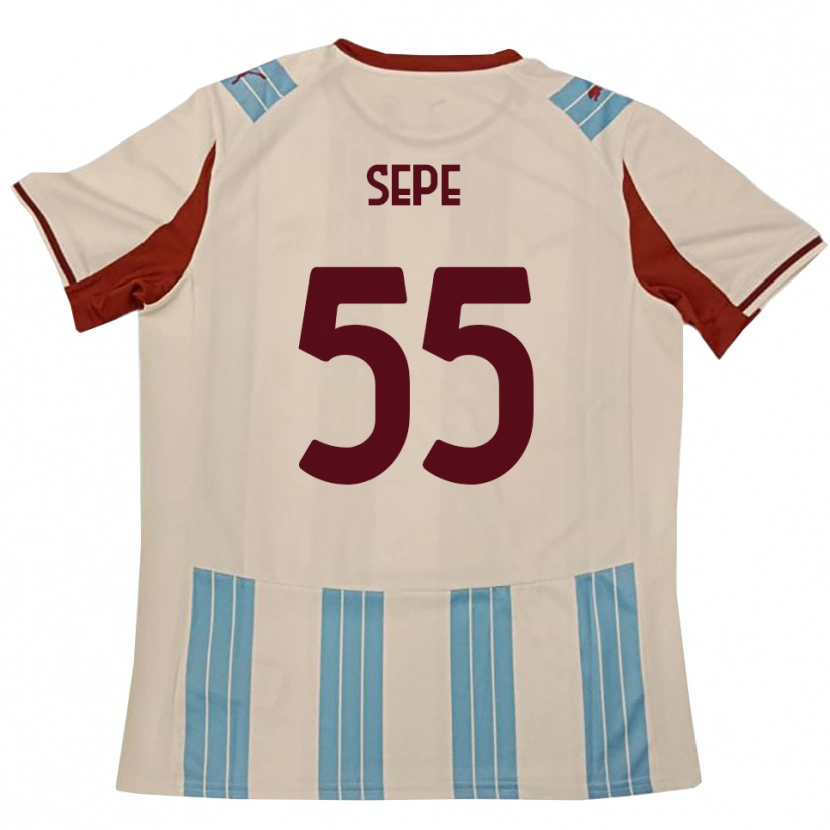 Danxen Homem Camisola Luigi Sepe #55 Azul Celeste Branco Alternativa 2025/26 Camisa Brasil