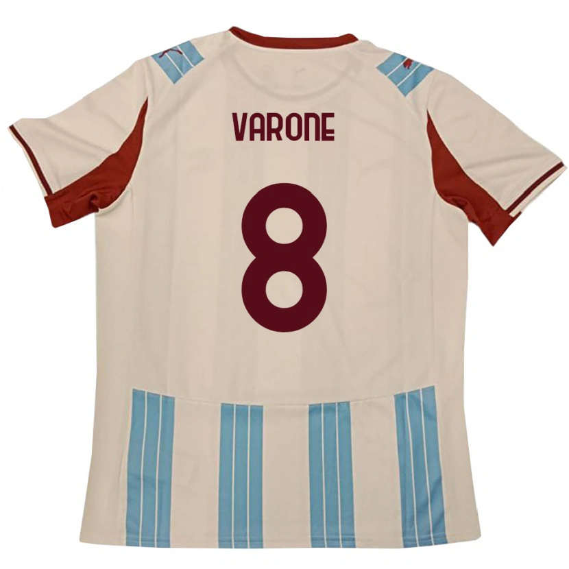 Danxen Homem Camisola Ivan Varone #8 Azul Celeste Branco Alternativa 2025/26 Camisa Brasil