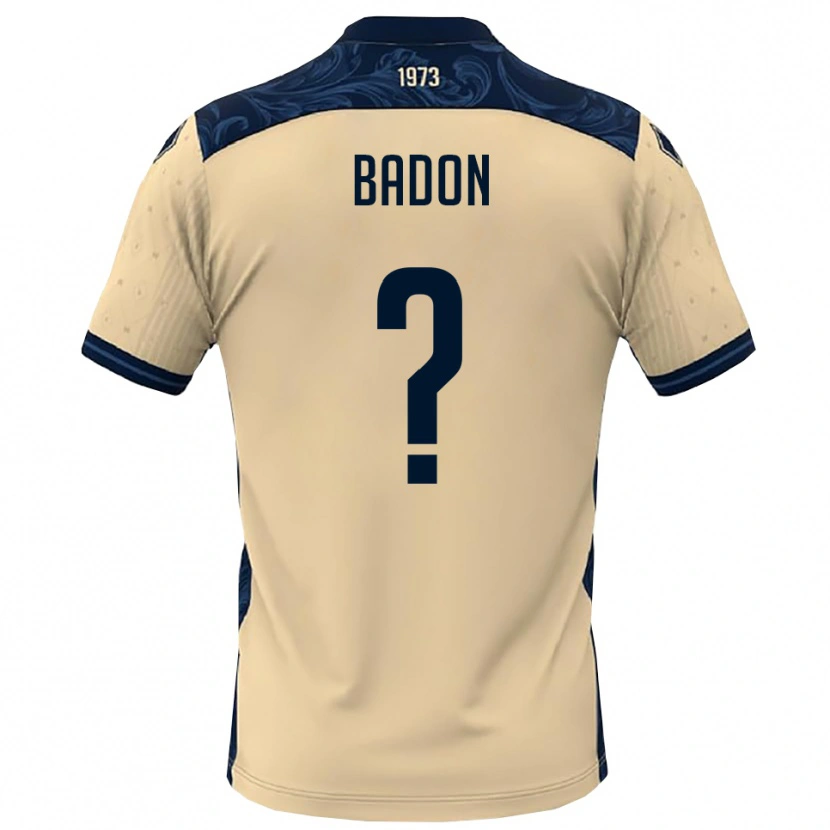 Danxen Homem Camisola Nicola Badon #0 Branco Marinho Alternativa 2025/26 Camisa Brasil