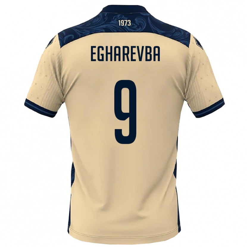 Danxen Homem Camisola Destiny Egharevba #9 Branco Marinho Alternativa 2025/26 Camisa Brasil