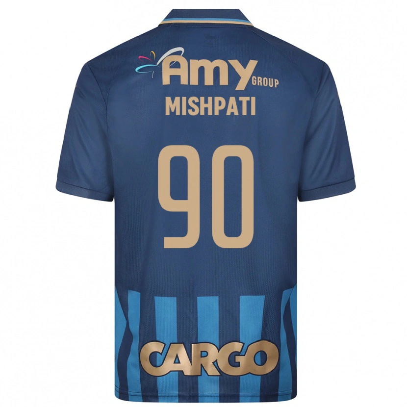 Danxen Homem Camisola Roi Mishpati #90 Azul Marinho Alternativa 2025/26 Camisa Brasil