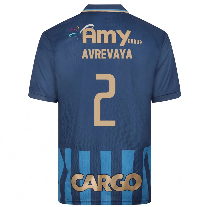 Danxen Homem Camisola Liroy Avrevaya #2 Azul Marinho Alternativa 2025/26 Camisa Brasil