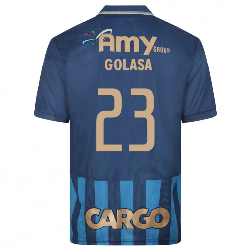 Danxen Homem Camisola Eyal Golasa #23 Azul Marinho Alternativa 2025/26 Camisa Brasil