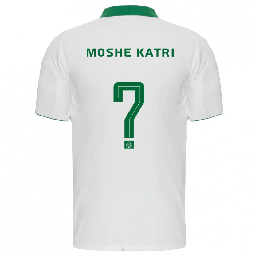 Danxen Homem Camisola Roy Moshe Katri #0 Branco Verde Alternativa 2025/26 Camisa Brasil