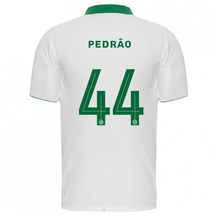 Danxen Homem Camisola Pedrão #44 Branco Verde Alternativa 2025/26 Camisa Brasil