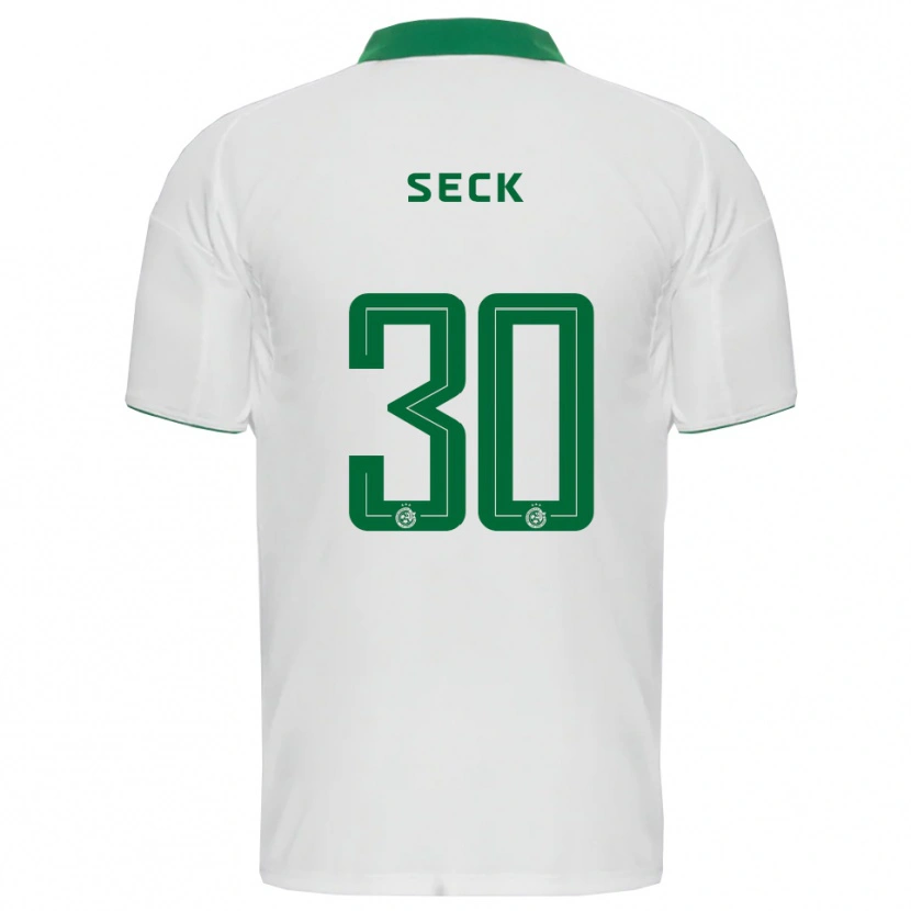 Danxen Homem Camisola Abdoulaye Seck #30 Branco Verde Alternativa 2025/26 Camisa Brasil