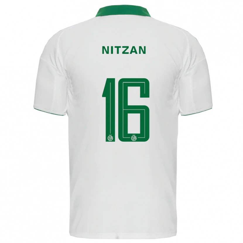 Danxen Homem Camisola Itamar Nitzan #16 Branco Verde Alternativa 2025/26 Camisa Brasil